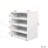 Durable Tempered Glass Shoe Organizer with RGB LED Light and Stackable Design for Efficient Storage and Display-1974002353