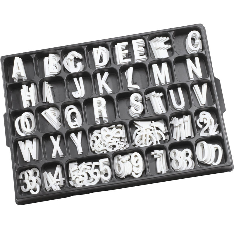 AARCO 138 Characters Magnetic & Lettering