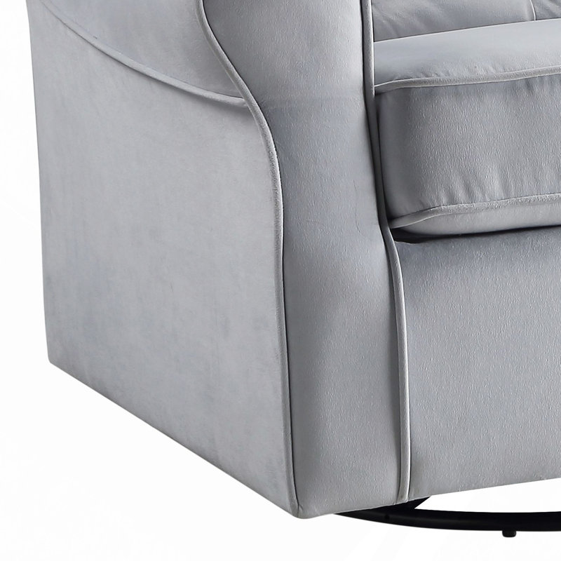 Fauteuil coulissant en tissu avec pivot