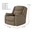 Fauteuil inclinable mural Hercules-1442198260