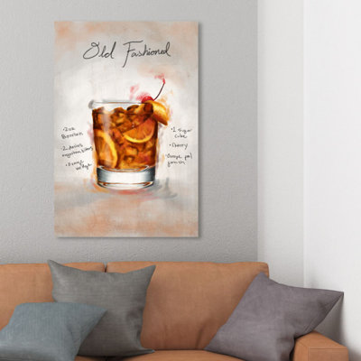 «Old Fashioned», impression sur toile tendue