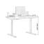 Noyer noir + bureau rectangulaire en bois massif noir réglable en hauteur + acier au carbone-709272864