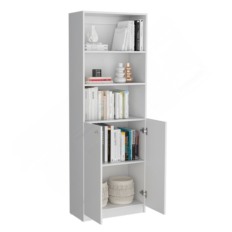 Ensemble de salon 3 pièces Utah avec 3 bibliothèques, Utah, blanc