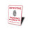 Detective Parking Aluminum Sign
