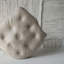 Objet de décoration losange blanc crème