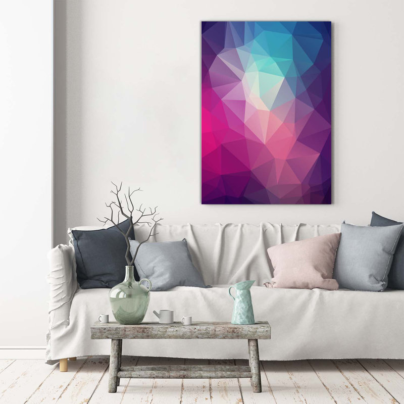 Abstraction Background - Wrapped Canvas Print
