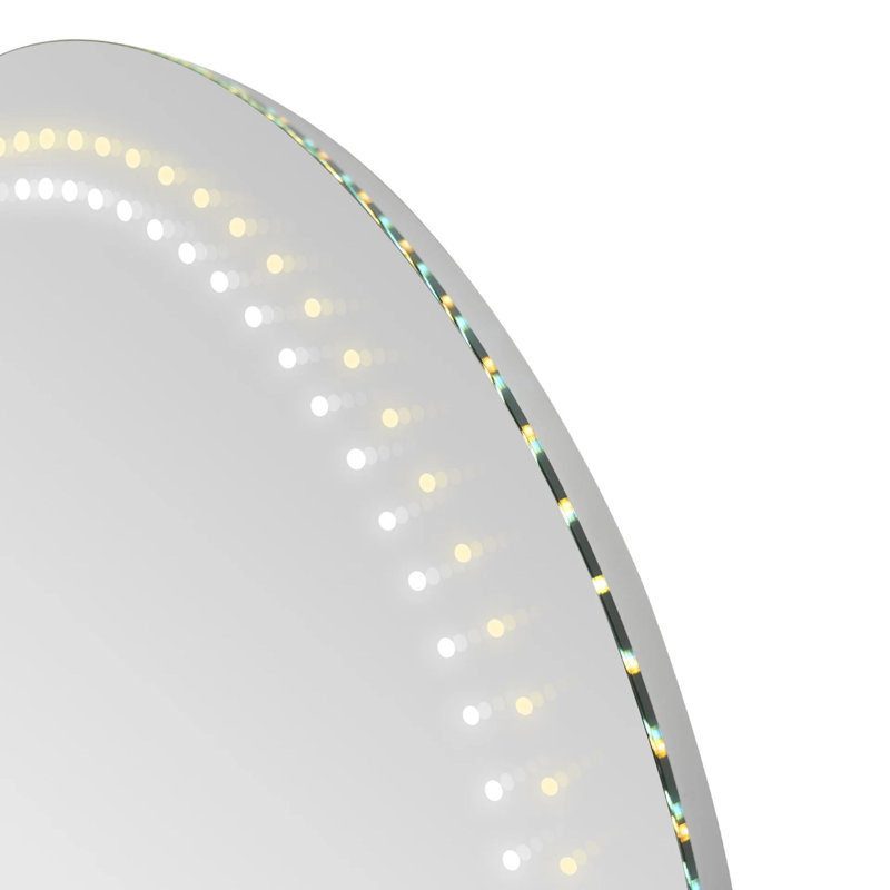 Miroir de salle de bain Stage Lite, Ampoule sphérique givrée à DEL