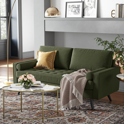 2 - Piece Living Room Table And  Upholstered Sofa Set