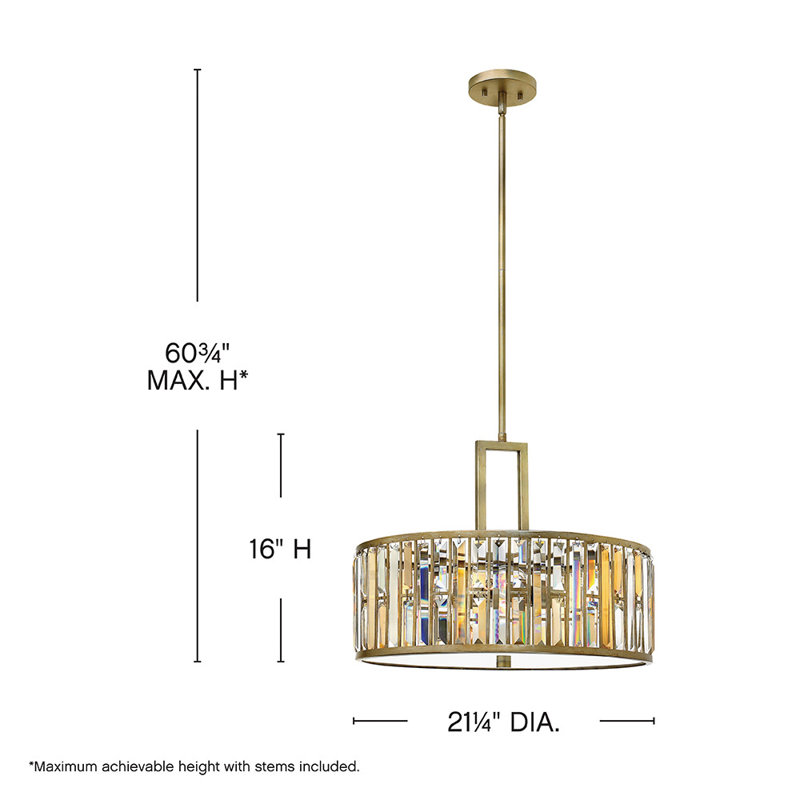 Gemma 3-Light Outdoor Pendant, Silver