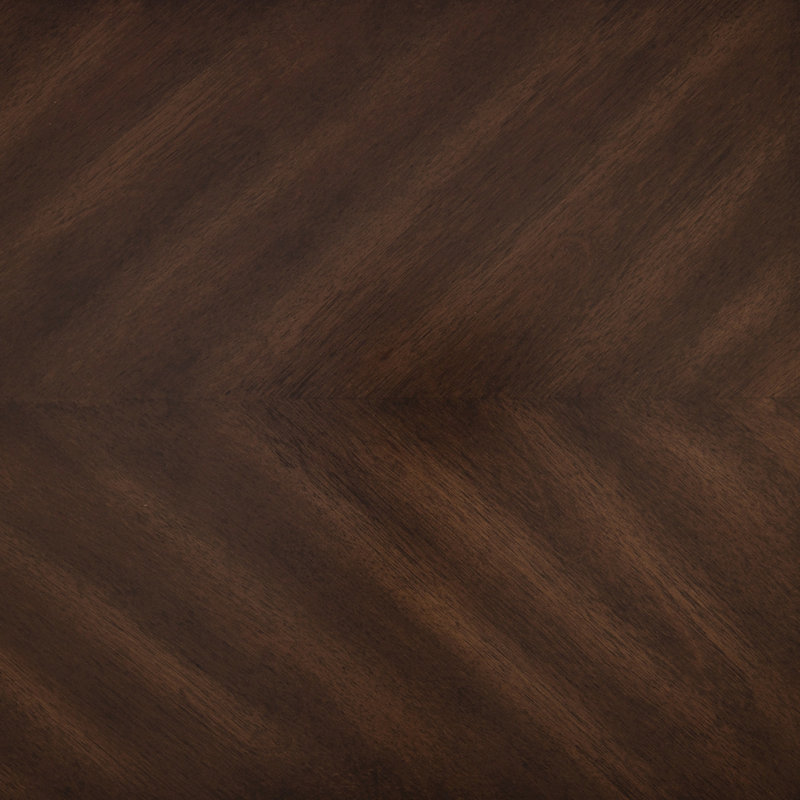 Traditional Dining Table with Extension Leaf Cherry Finish with Dark Walnut Inlay Wooden Formal Dinng Room Furniture