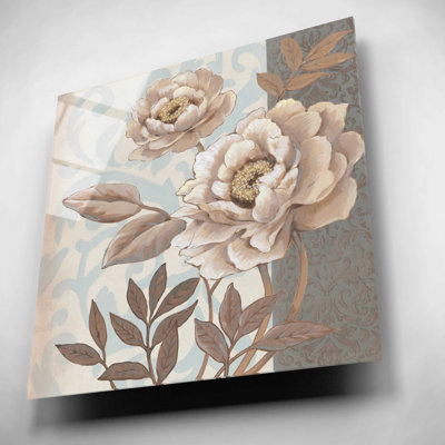 Latitude Paris® «Parisian Peony I» par Tim O'Toole, art mural en verre acrylique, 36 po x 36 po