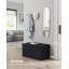 Rikkia 76cm Wide Velvet Tufted Rectangle Solid Colour Standard Ottoman with Storage-1848530351