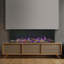 Butcher Belfry Heating Black Electric Fireplace-1609406179