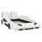 Race Car-Shaped Platform Bed with Rolling Wheels and Sleek Design-2085801095