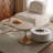 Shaped rotating simple creative coffee table