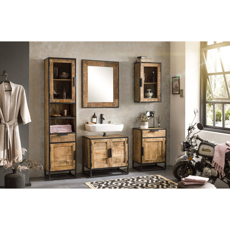 Hendrum Solid Wood Linen Cabinet