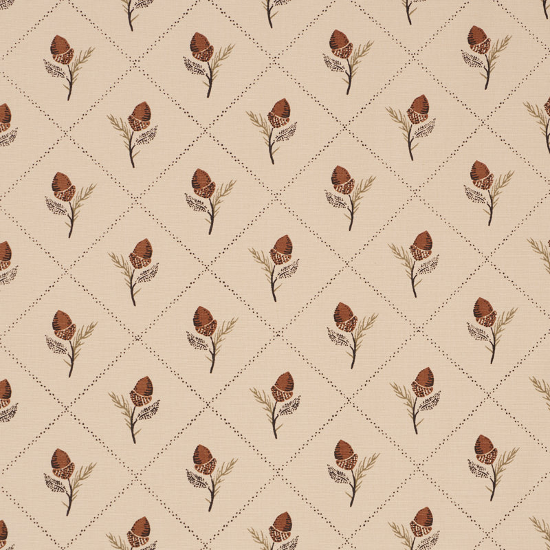 Holden Hand Print Fabric, Tan