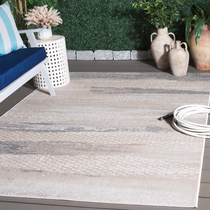 Tapis abstrait Keylen Performance, Rectangle 5 pi 2 po x 7 pi 6 po