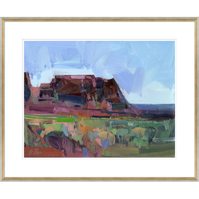 Desert Landscape Painting by Joseph Mota