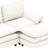139'' W Double Layer U-Shaped Cushion Cloud Couch, 6-Piece Sectional Sofa-1706106889