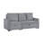 Sofa with Pull-Out Chaise, Underseat Storage And Side Pocket