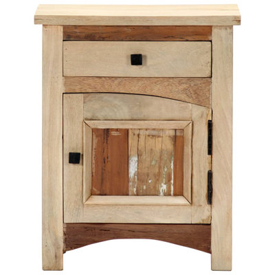 Ailani 30cm W Solid + Manufactured Wood Bedside Table