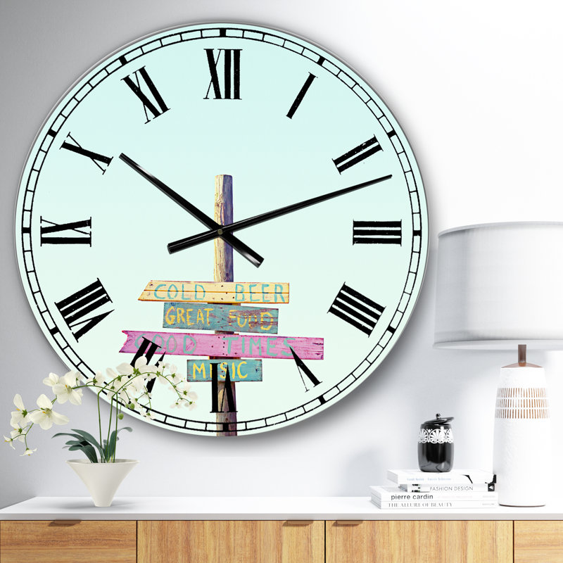 Horloge murale surdimensionnée 4 Thruths of Life, Petit