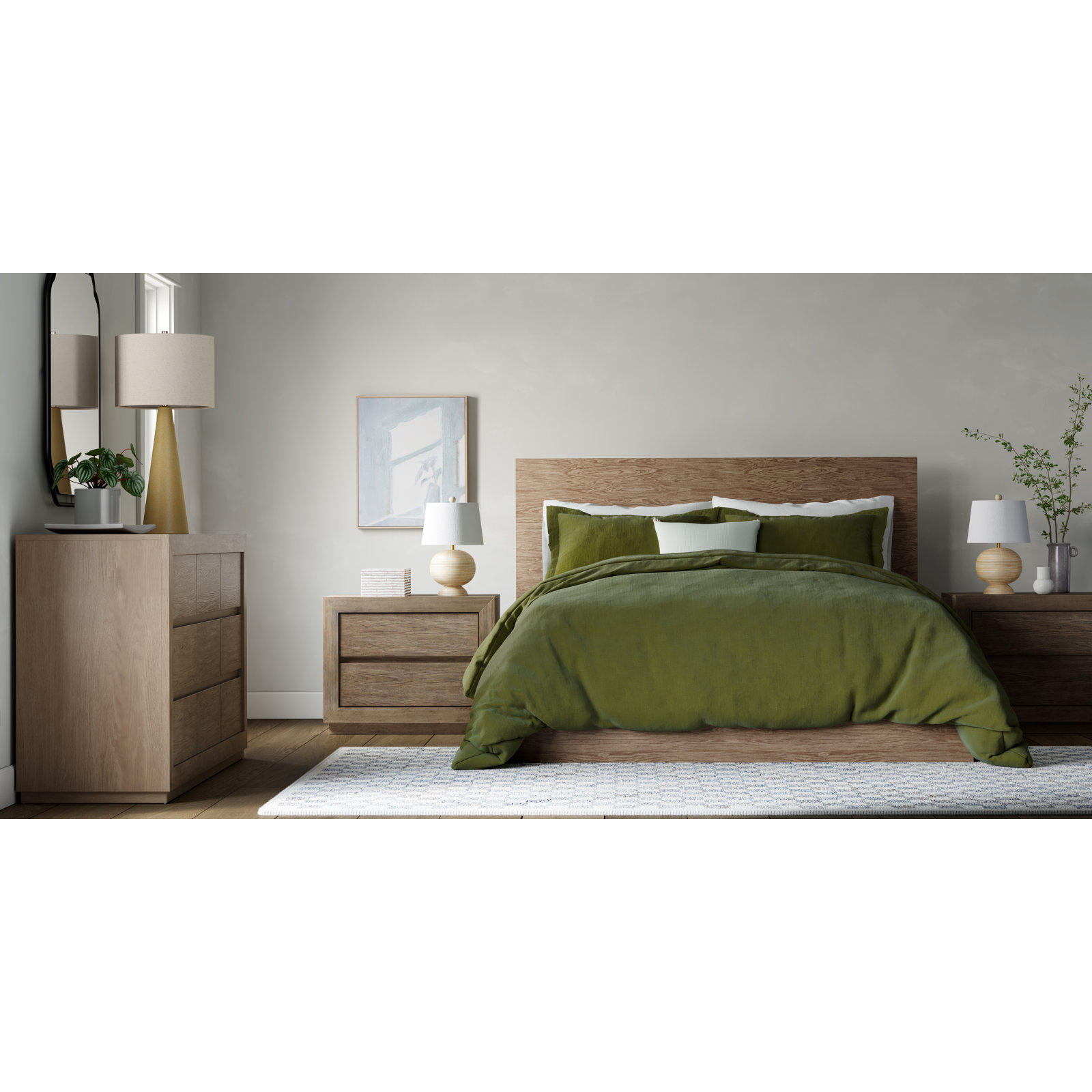 Riley Wicker/Rattan Table Lamp