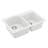 Karran Quartz 33'' X 22'' Double Bowl 60/40 Top Mount Drop-in Kitchen Sink Kit-50597836