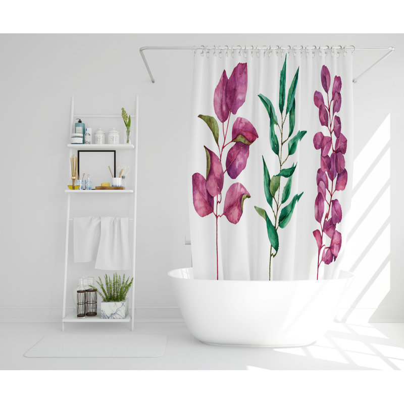 Ellesmere Polyester Shower Curtain, 168cm H x 168cm W