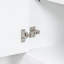 Base de meuble de salle de bain moderne moderne, blanc, 6 tiroirs, base de meuble-lavabo blanc réglable seulement, optimisation de l'espace-118731769
