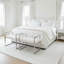 Banc en faux cuir Langston
