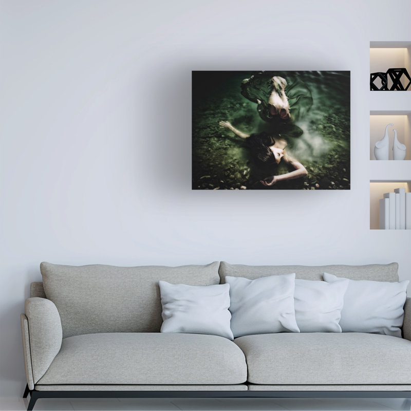 Erkan Camlilar Mermaid Canvas Art, H 14 po x l 19 po
