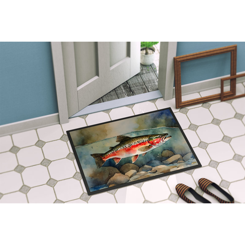 Prescilla Non-Slip Doormat, 18" W x 27" L