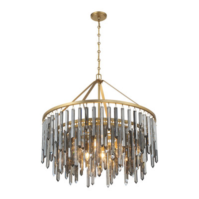 Wisbech 32'' Modern Gold Chandelier