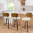 26" Swivel Upholstered Counter Height Bar Stool-830138023-819236524