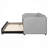 Velvet Upholstered Daybed With Pop Up Trundle-153679379