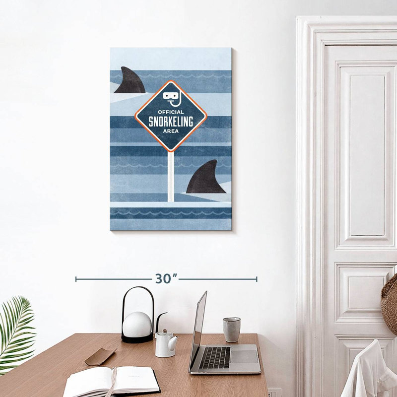 Senne Official Snorkeling Area, 30" H x 20" W