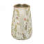 Vase rond en céramique 6,3 po x 4,5 po x 7,1 po avec motifs floraux multicolores-426464260-426464263