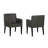 Fabric Upholstered Dining Arm chairs