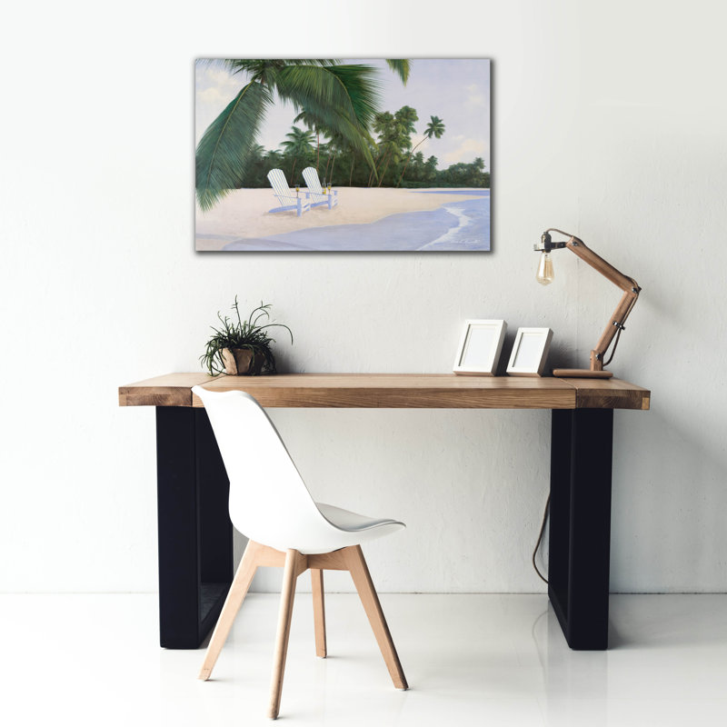 «Island Hideaway» par Diane Romanello, H 26 po x l 40 po x P 1,5 po