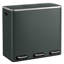 Steel Step On and Odour Seal Multi-Compartment Rubbish & Recycling Bin - 14.27 L-58265601