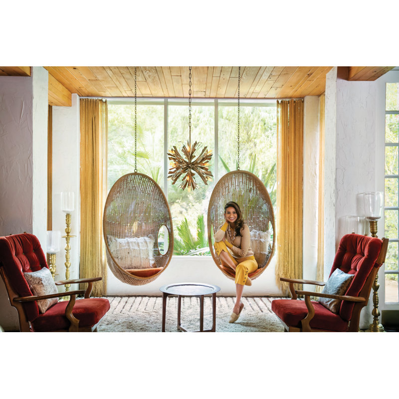 Vida 13 - Light Sputnik Sphere Chandelier, 26"H x 22"W x 22"D