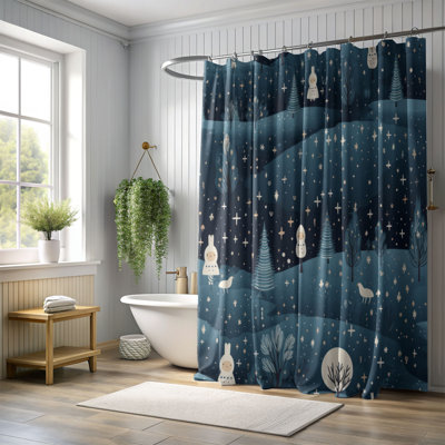 Merry Night - Premium Shower Curtain