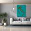 «Italy Map 2» par Mark Ashkenazi, art mural sur toile-1641421229
