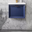 Meuble-lavabo mural simple 20 po avec plateau en céramique Draven-50291737
