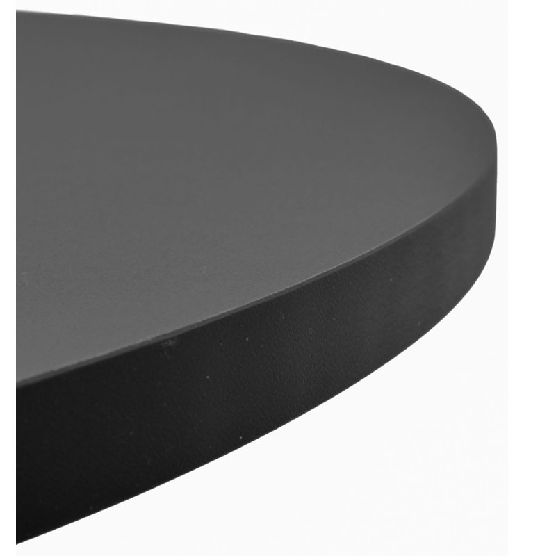 Diciffy round table 100 cm veneer, Black