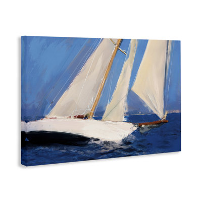 Art abstrait sur toile, voiliers abstraits, par Porter Hastings