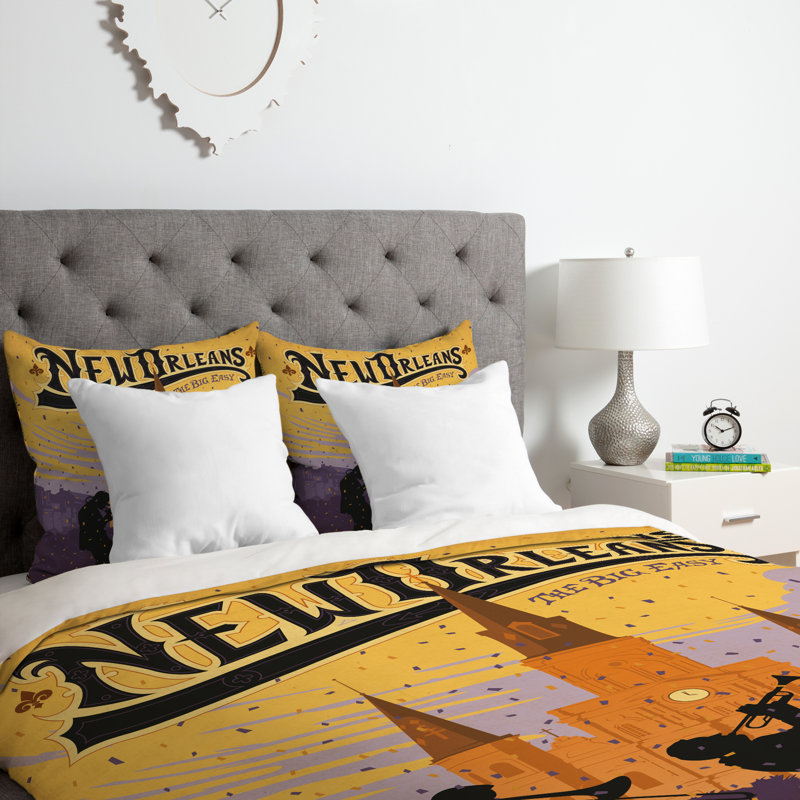 Anderson Design Group Polyester Duvet Cover, Twin/Twin XL Duvet Cover + 1 Standard Sham