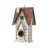 Strader Distressed Solid Wood Villa Decorative Outdoor Garden Birdhouse-1569988187